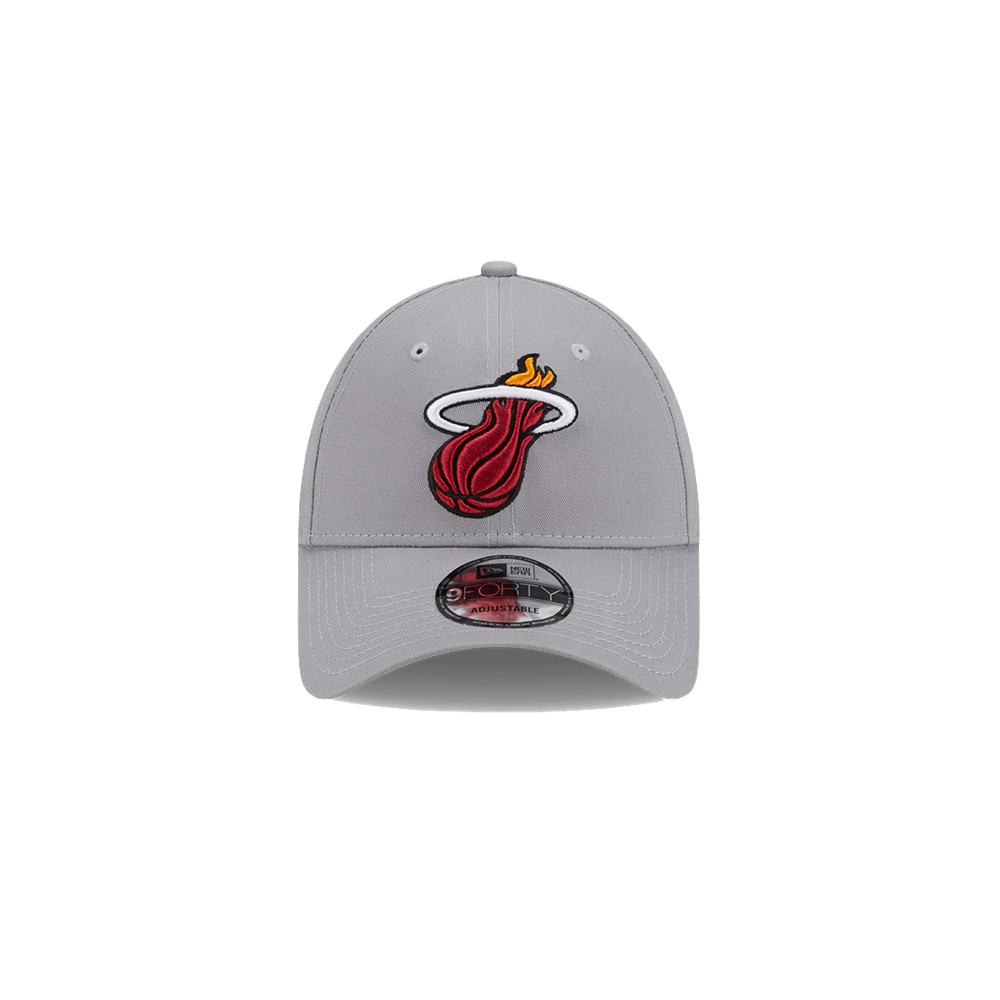 New Era Miami HEAT Structured Grey Snapback Hat