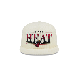 New Era Miami HEAT Throwback Golfer Snapback