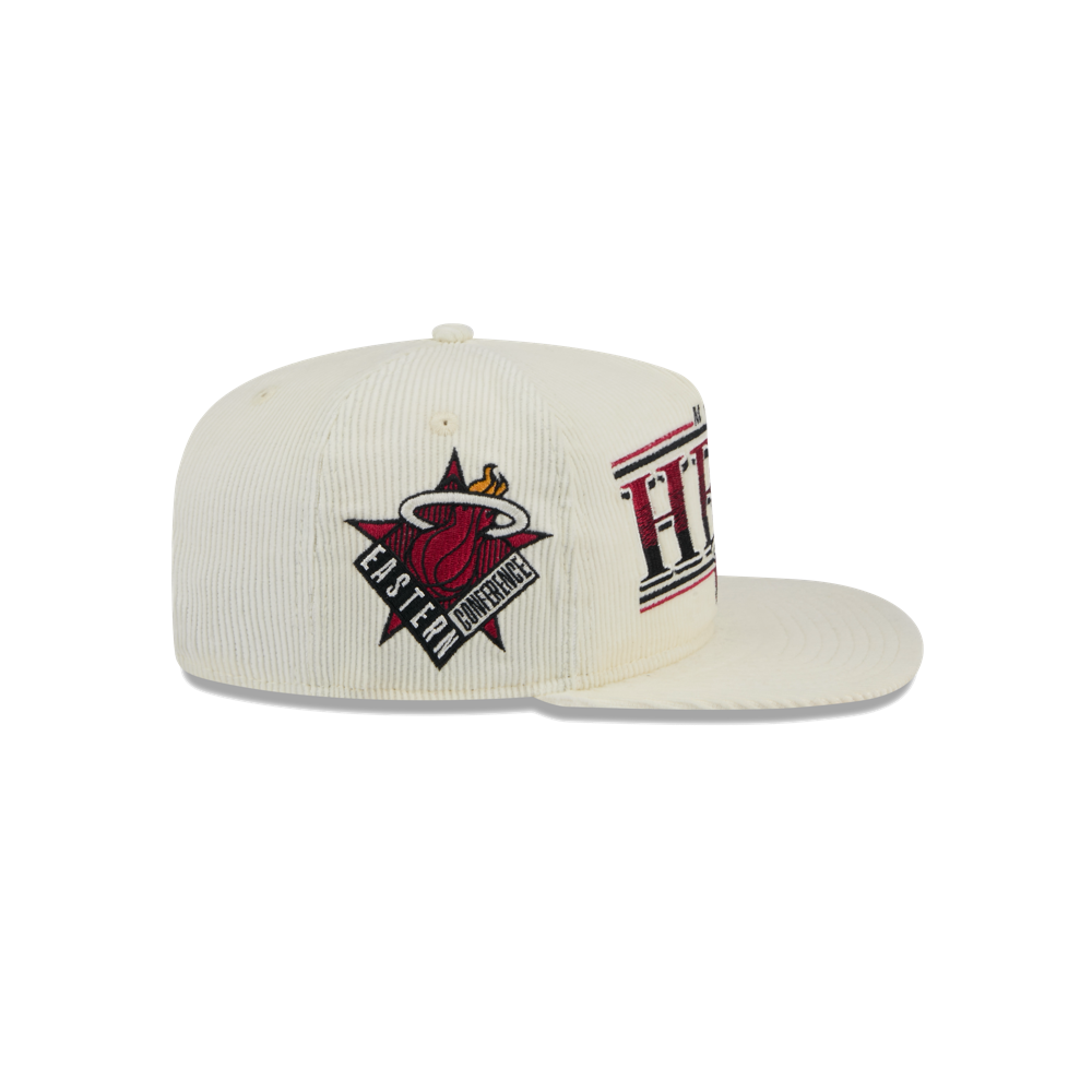 New Era Miami HEAT Throwback Golfer Snapback