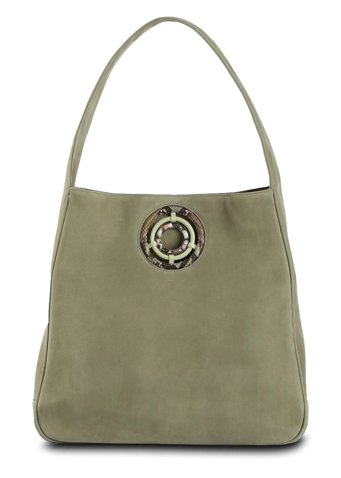 Paige Hobo - Celedon Green Suede - Available for Pre-Order