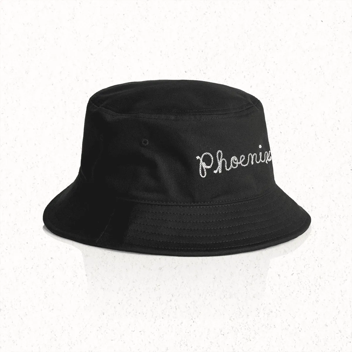 PHX GEN Bucket Hat - Phoenix Chainstitch - Black