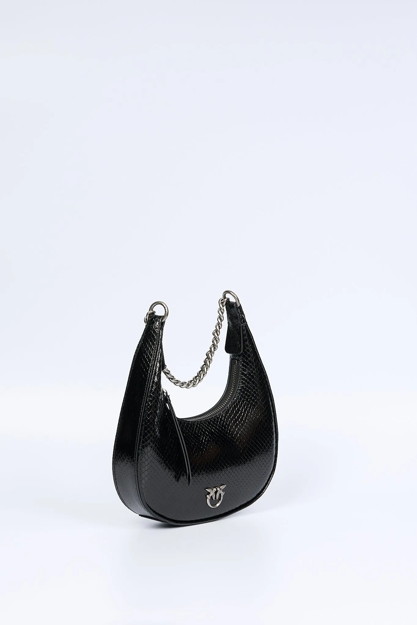 Pinko Borsa Brioche Hobo Mini Nero Donna