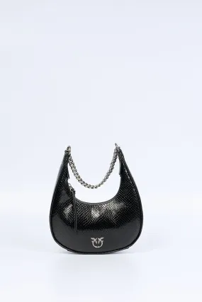 Pinko Borsa Brioche Hobo Mini Nero Donna