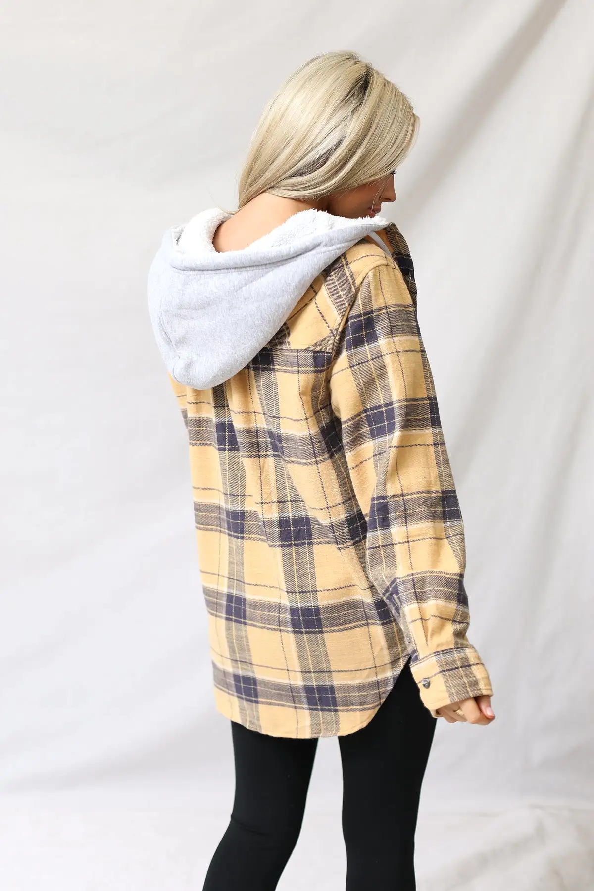 Plaid Flannel With Hoodie