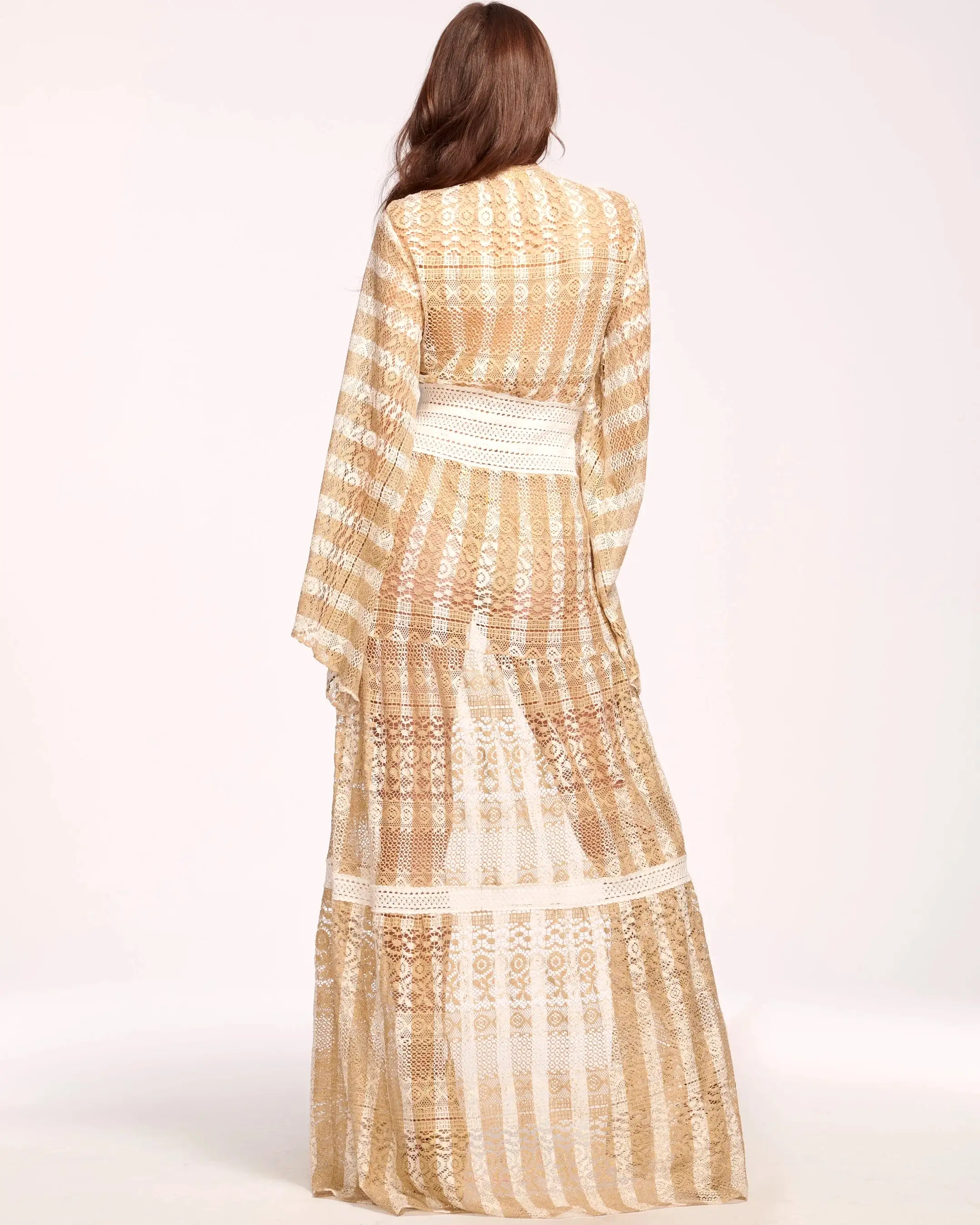 Ramy Brook - Manu Dress - Dune/ Ivory