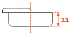 Salice 110° Full Overlay Sprung Cabinet Hinge