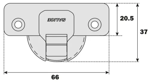 Salice 110° Full Overlay Sprung Cabinet Hinge