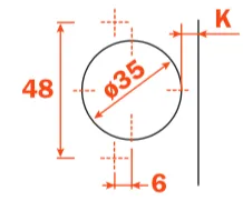 Salice 110° Full Overlay Sprung Cabinet Hinge