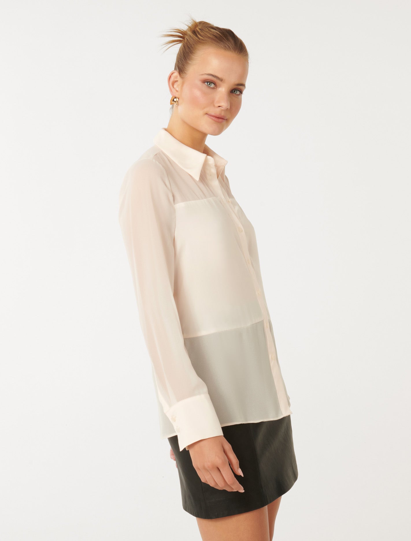 Scout Sheer Panelled Shirt