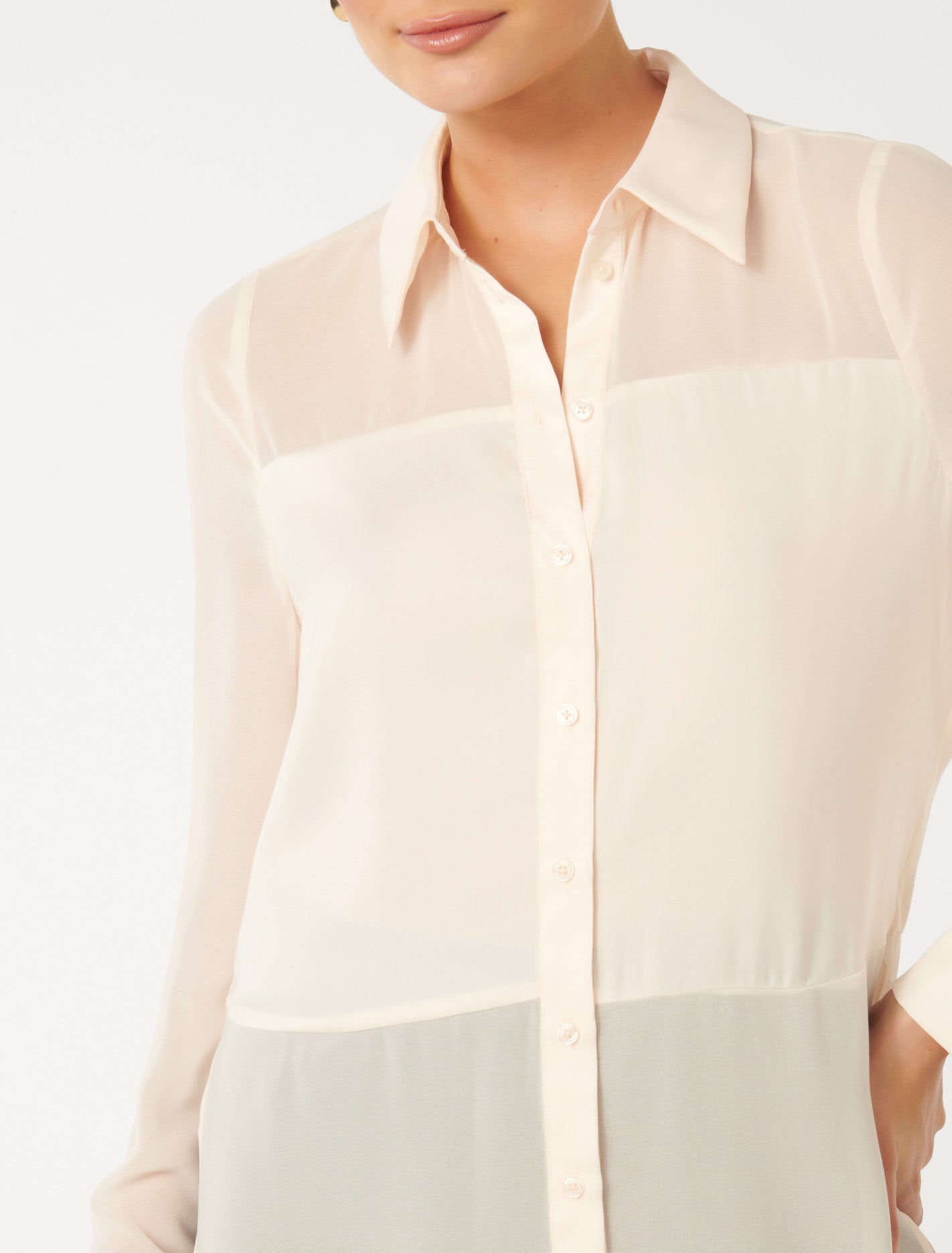 Scout Sheer Panelled Shirt