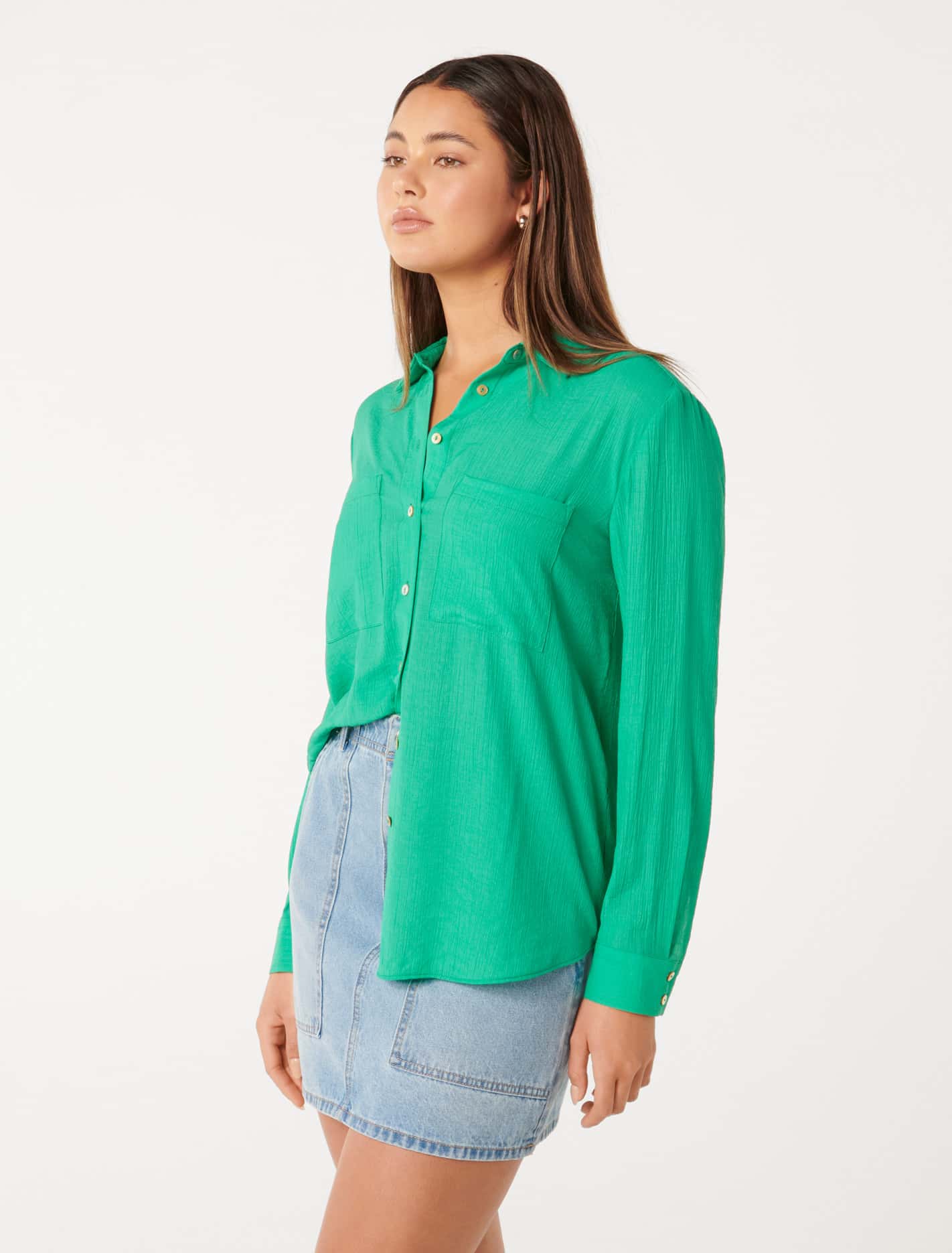 Selina Crinkle Resort Shirt