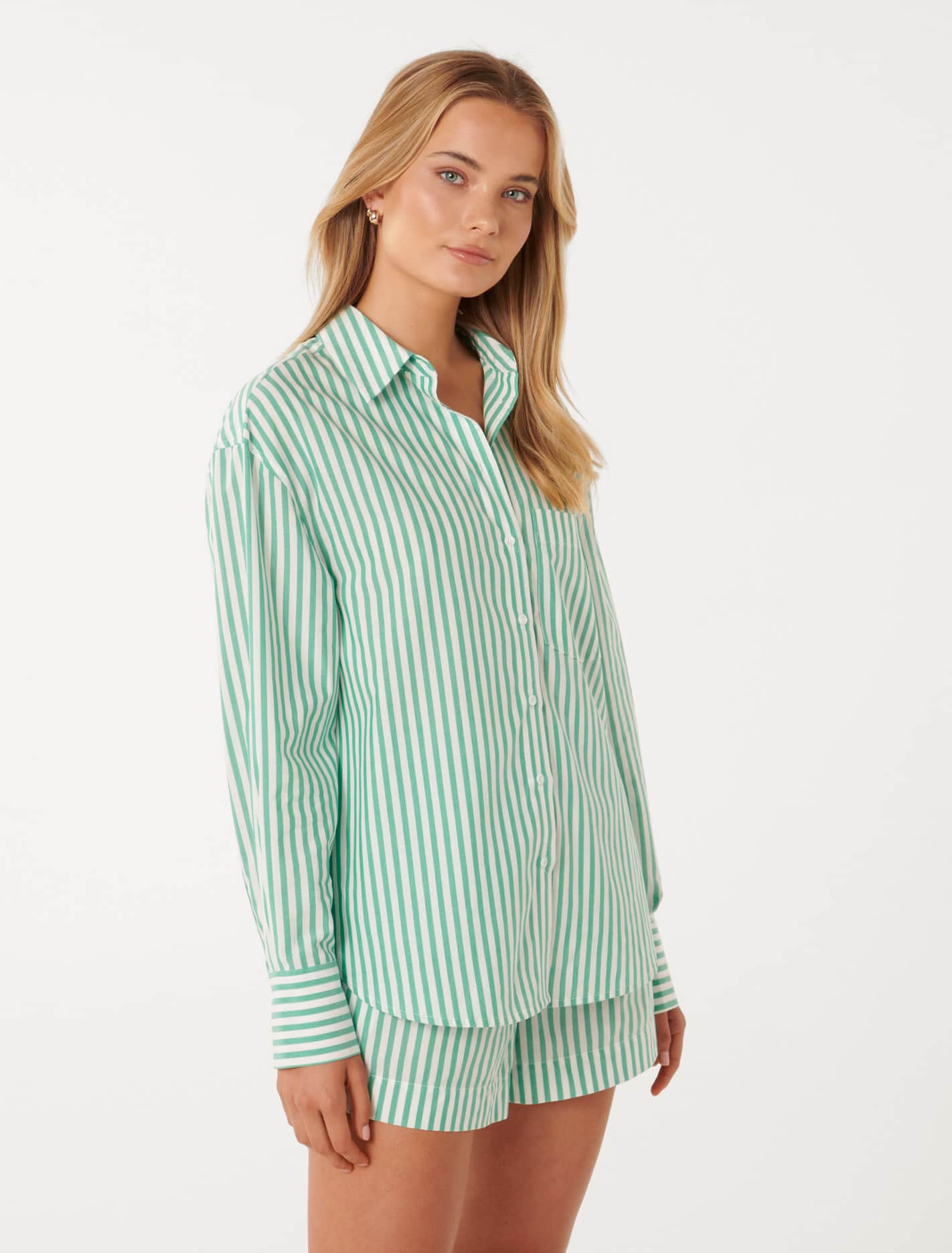 Sophie Stripe Poplin Shirt