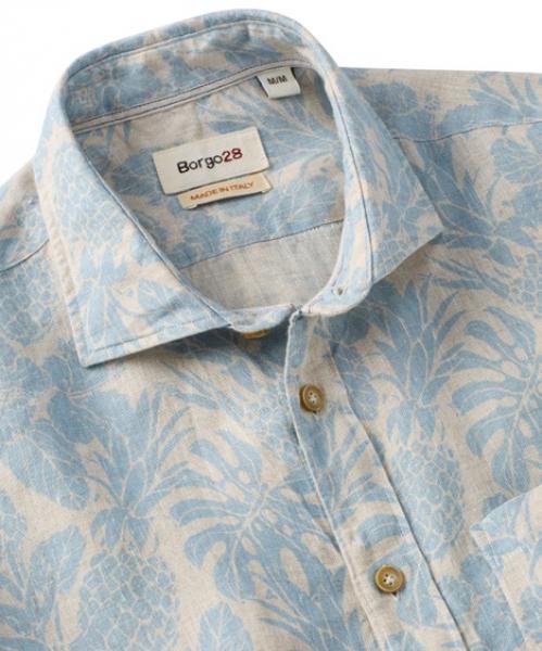 SS PINEAPPLE PRINT SHIRT