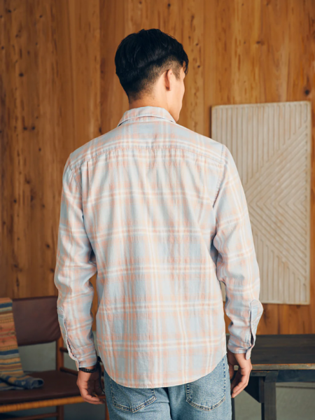 SUNWASHED CHAMBRAY SHIRT, CORAL BAY PLAID