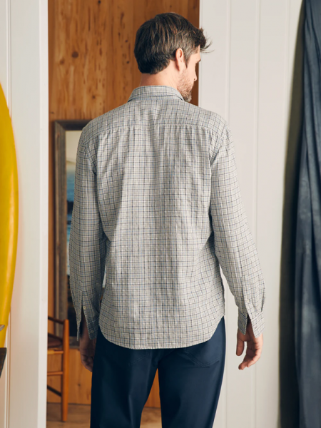 SUNWASHED CHAMBRAY SHIRT, SILVER FALLS PLAID