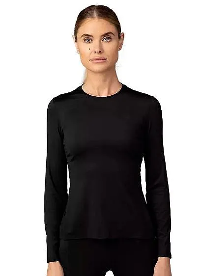 T-Shirt Fox Tecbase LS - Black - women´s