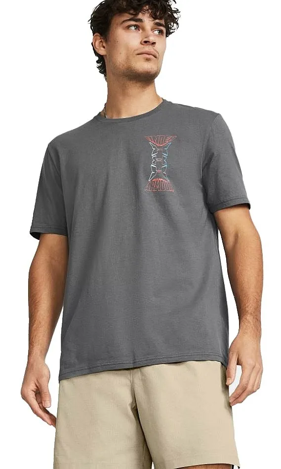 T-Shirt Under Armour Dusk To Dawn Skul - Castlerock/Coho - men´s