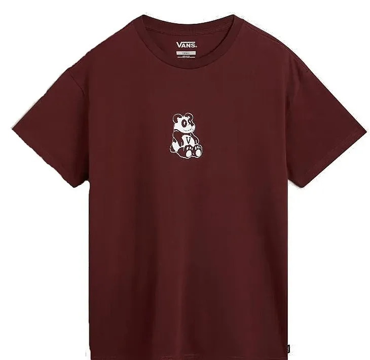 T-Shirt Vans V Panda Oversized - Bitter Chocolate - women´s