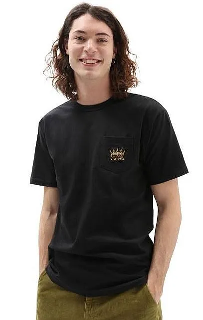 T-Shirt Vans Vans X Dan Lacey Off The Wall Pocket - Black - men´s