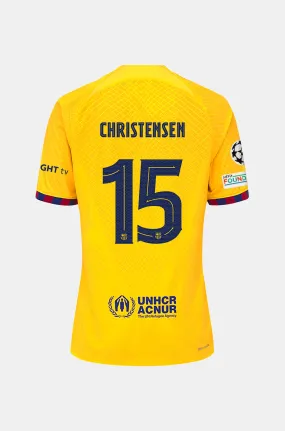 UCL FC Barcelona fourth shirt 23/24 Player’s Edition - CHRISTENSEN