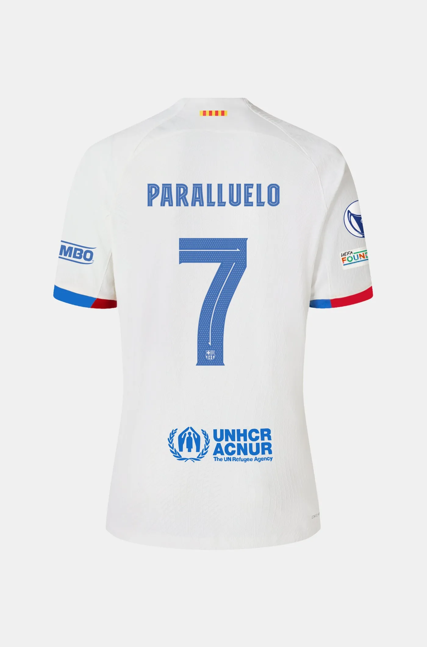 UWCL FC Barcelona away shirt 23/24 Player's Edition - PARALLUELO