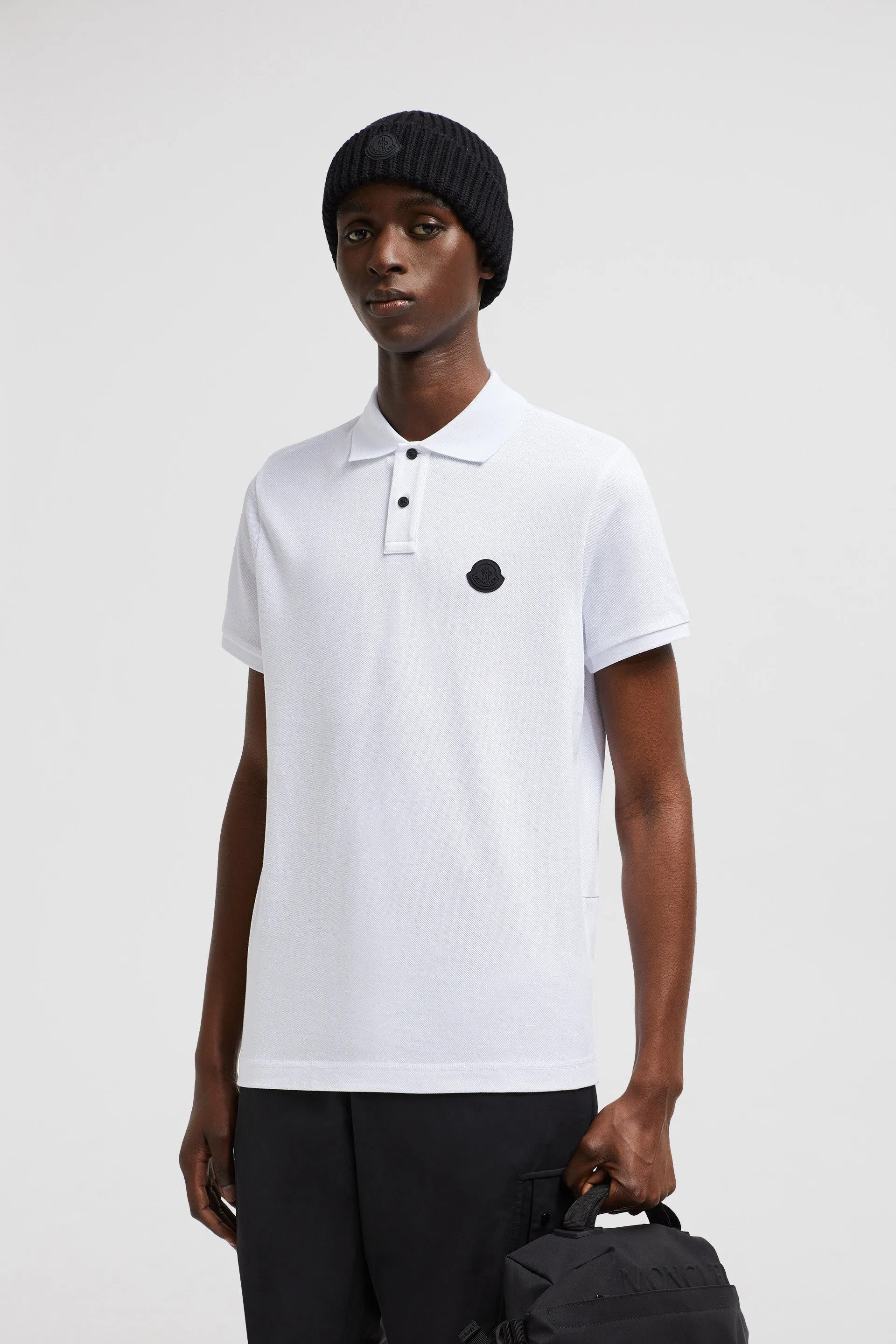 White Logo Polo Shirt