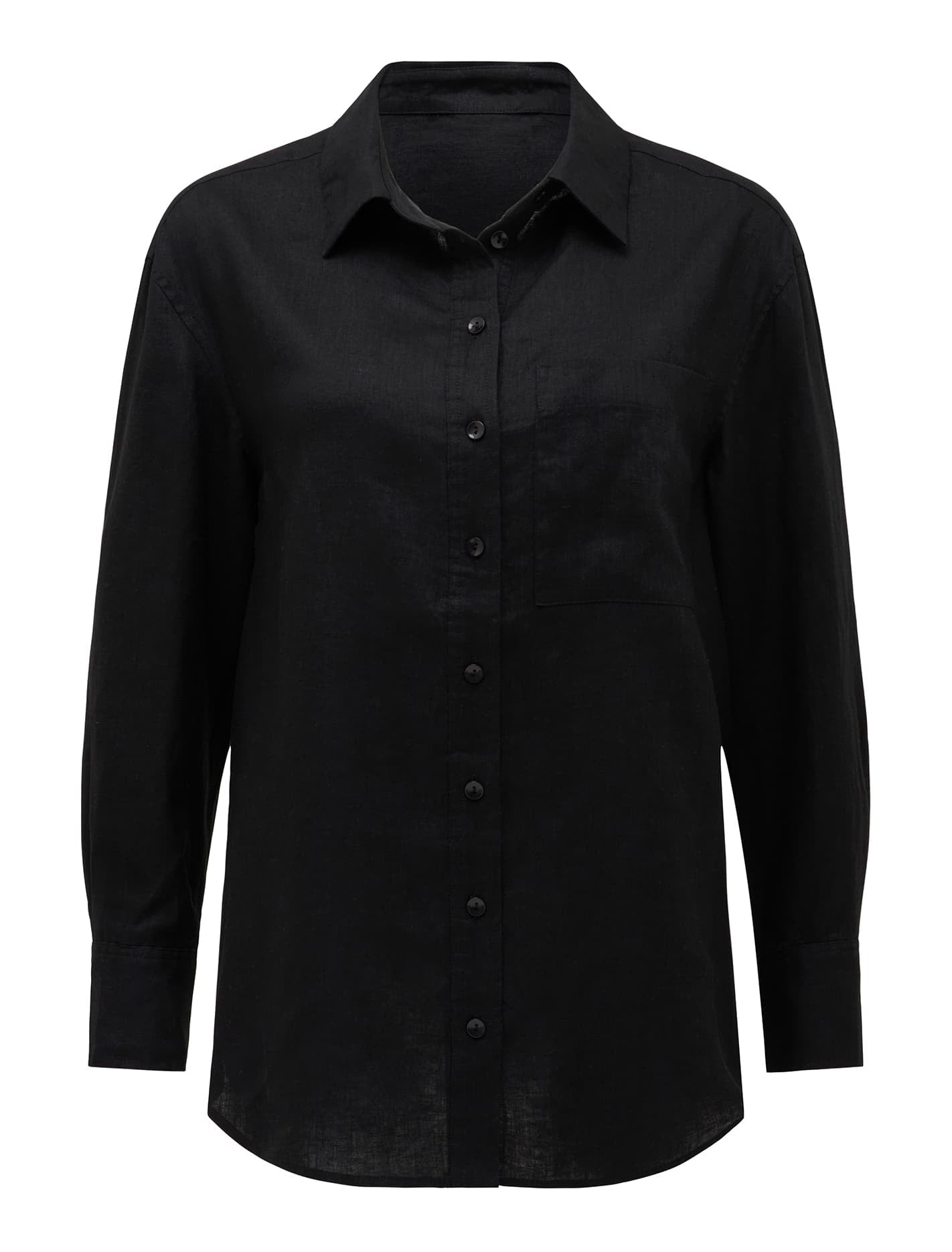 Willa Washed Linen Blend Shirt