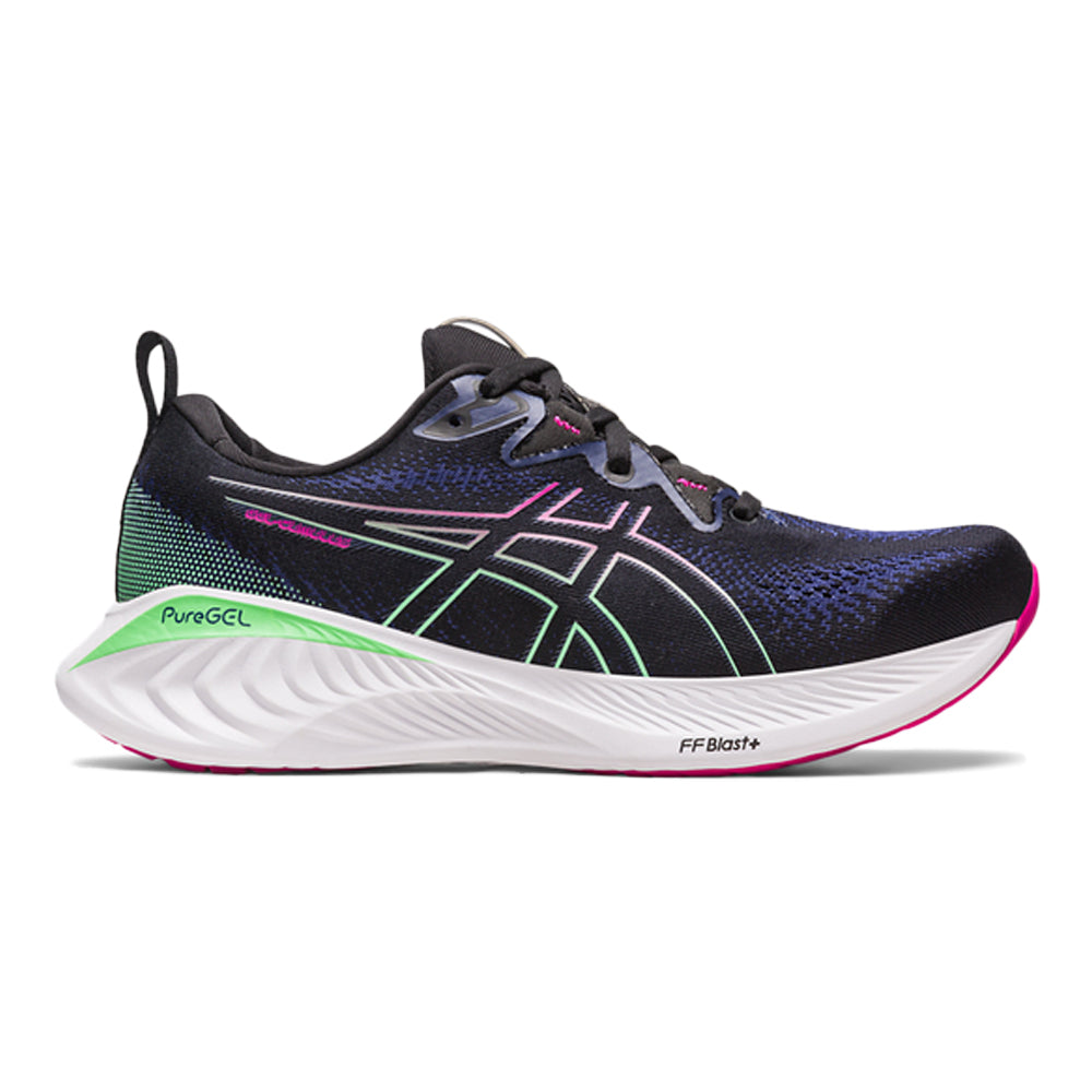 Women's Asics GEL-Cumulus 25, Black/Pink Rave, 5.5 B Medium