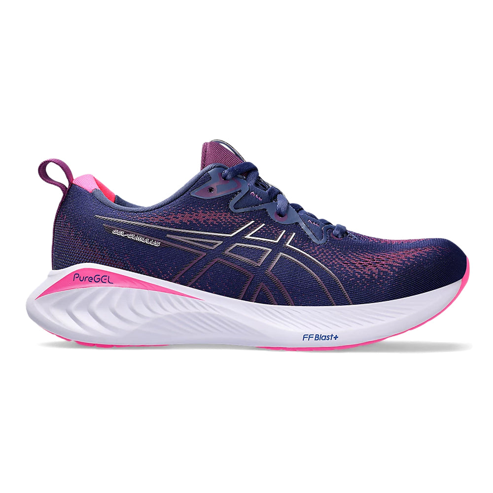 Women's Asics GEL-Cumulus 25, Deep Ocean/Lilac Hint, 10 D Wide