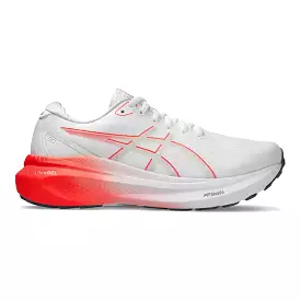 Women's Asics GEL-Kayano 30, White/Sunrise Red, 8.5 B Medium