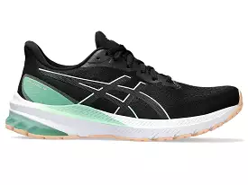 Women's Asics GT-1000 12, Black/Mint Tint, 9.5 B Medium