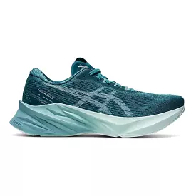 Women's Asics Novablast 3, Misty Pine/Smoke Blue, 11 B Medium