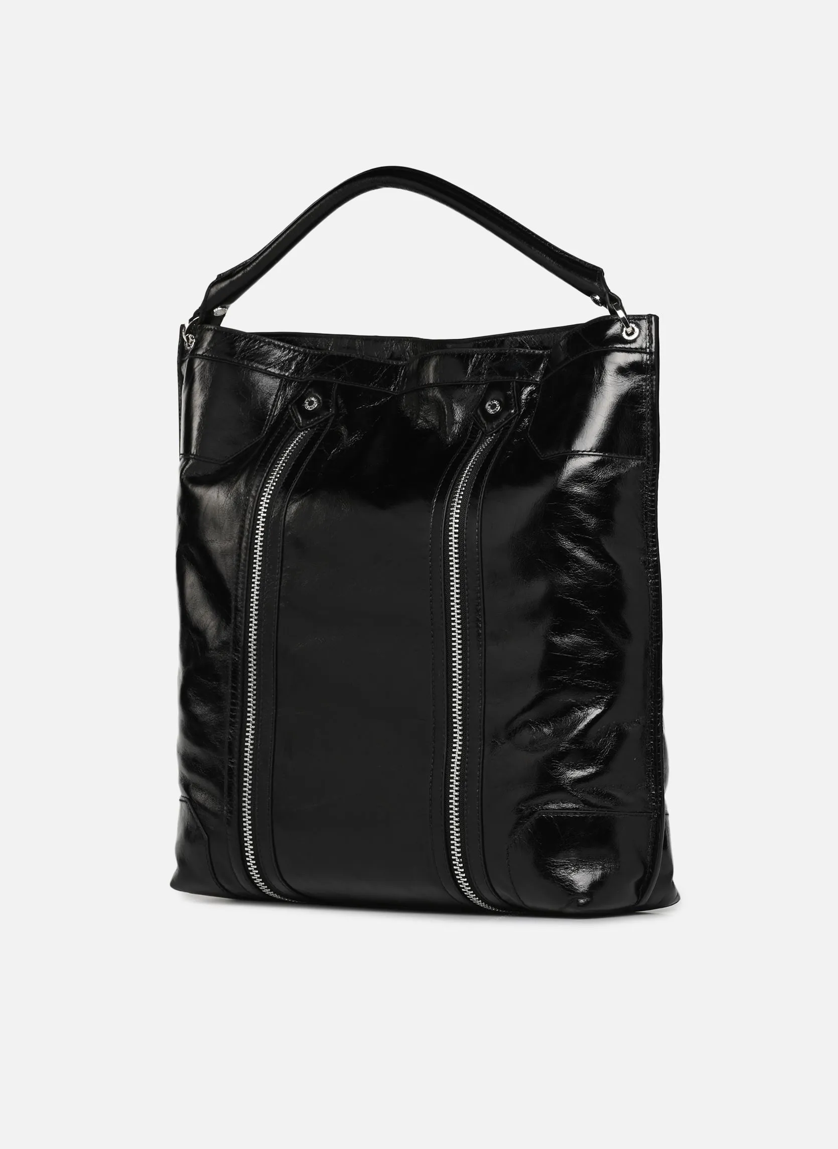 Zadig & VoltaireSunny Hobo Vintage Patent - Nero